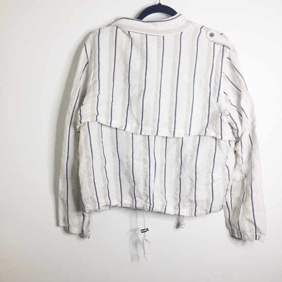 Rails Rowen Coco Stripe Utility Jacket size large - Picture 14 of 16